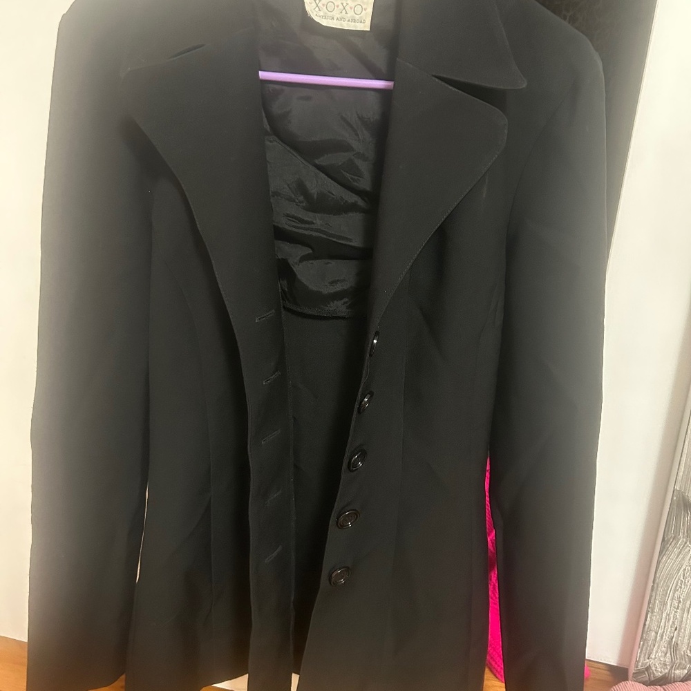 Button down blazer
